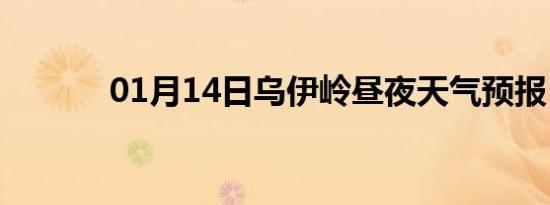 01月14日乌伊岭昼夜天气预报