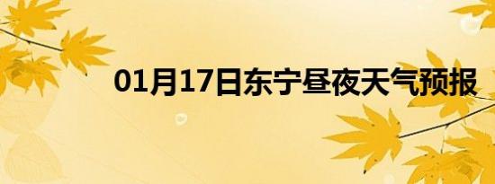01月17日东宁昼夜天气预报