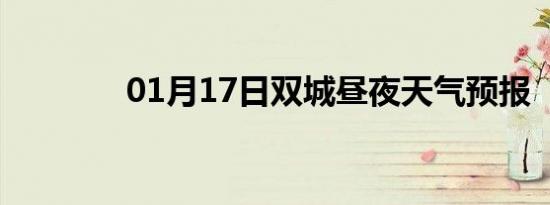01月17日双城昼夜天气预报