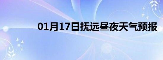 01月17日抚远昼夜天气预报
