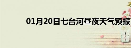 01月20日七台河昼夜天气预报