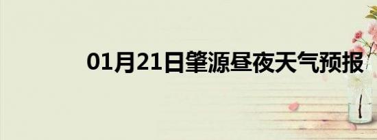 01月21日肇源昼夜天气预报