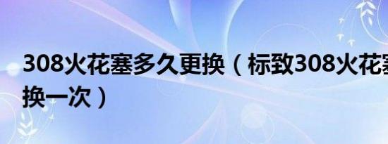 308火花塞多久更换（标致308火花塞多久更换一次）