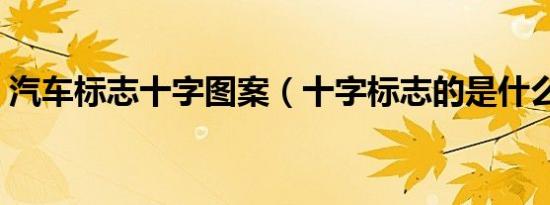 汽车标志十字图案（十字标志的是什么汽车）