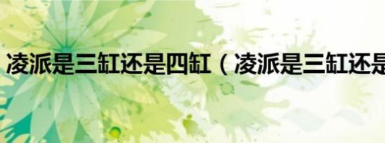 凌派是三缸还是四缸（凌派是三缸还是四缸）
