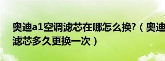 奥迪a1空调滤芯在哪怎么换?（奥迪A1空气滤芯多久更换一次）