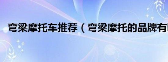 弯梁摩托车推荐（弯梁摩托的品牌有哪些）