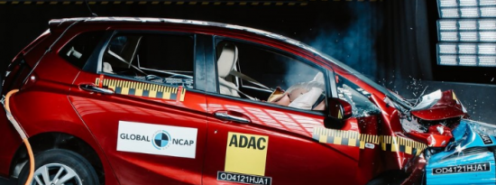 3月2日2022HondaJazz和上一代City在全球NCAP成人乘员保护测试中获得4星