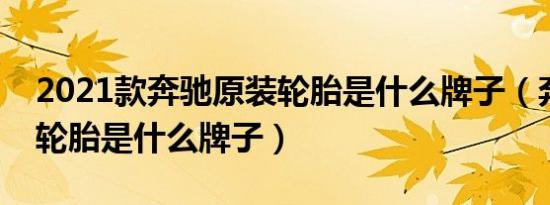 2021款奔驰原装轮胎是什么牌子（奔驰原装轮胎是什么牌子）