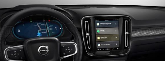 3月8日全新XC40RechargePureElectric的车厢内