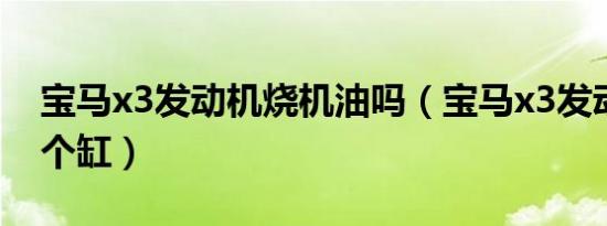 宝马x3发动机烧机油吗（宝马x3发动机是几个缸）