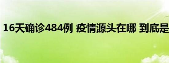 16天确诊484例 疫情源头在哪 到底是啥情况