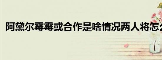 阿黛尔霉霉或合作是啥情况两人将怎么合作