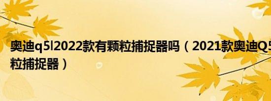 奥迪q5l2022款有颗粒捕捉器吗（2021款奥迪Q5L有没有颗粒捕捉器）