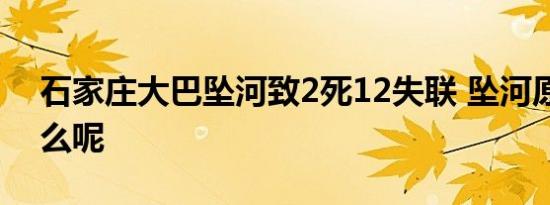 石家庄大巴坠河致2死12失联 坠河原因是什么呢