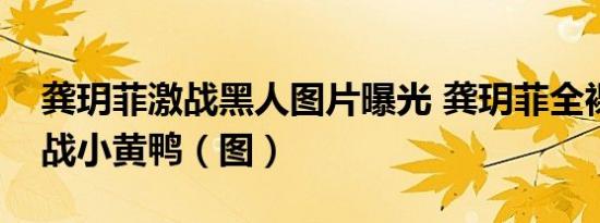 龚玥菲激战黑人图片曝光 龚玥菲全裸出镜激战小黄鸭（图）