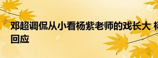 邓超调侃从小看杨紫老师的戏长大 杨紫搞怪回应