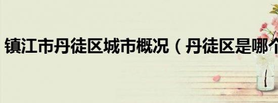 镇江市丹徒区城市概况（丹徒区是哪个城市）