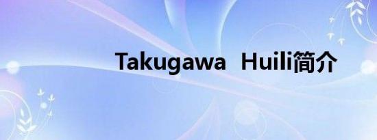 Takugawa Huili简介