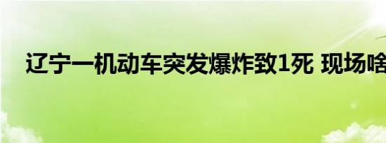 辽宁一机动车突发爆炸致1死 现场啥情况