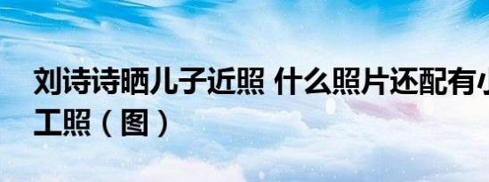 刘诗诗晒儿子近照 什么照片还配有小老虎手工照（图）