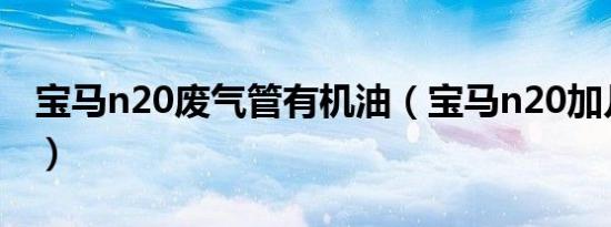 宝马n20废气管有机油（宝马n20加几升机油）