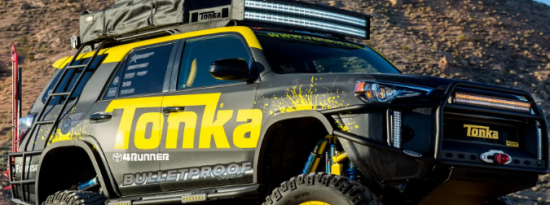 丰田Tonka4Runner是款经过大量修改的模型旨在成为终极玩具