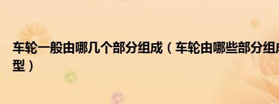 车轮一般由哪几个部分组成（车轮由哪些部分组成有哪些类型）