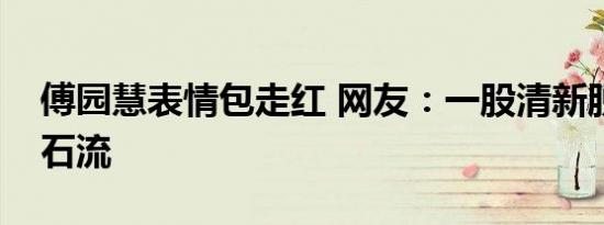 傅园慧表情包走红 网友：一股清新脱俗的泥石流