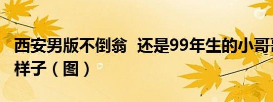 西安男版不倒翁 还是99年生的小哥哥长什么样子（图）
