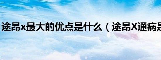 途昂x最大的优点是什么（途昂X通病是什么）