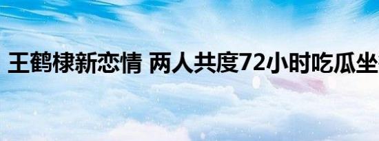 王鹤棣新恋情 两人共度72小时吃瓜坐等官宣