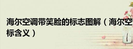 海尔空调带笑脸的标志图解（海尔空调笑脸图标含义）