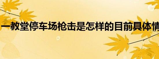 一教堂停车场枪击是怎样的目前具体情况如何