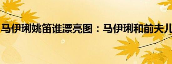 马伊琍姚笛谁漂亮图：马伊琍和前夫儿子照片