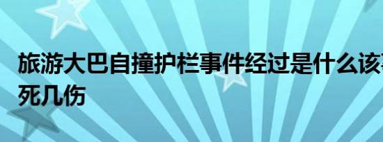 旅游大巴自撞护栏事件经过是什么该事故致几死几伤