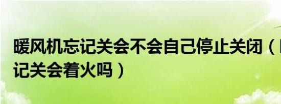 暖风机忘记关会不会自己停止关闭（暖风机忘记关会着火吗）