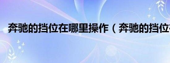 奔驰的挡位在哪里操作（奔驰的挡位在哪）