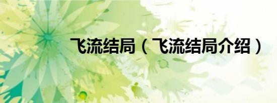 飞流结局（飞流结局介绍）