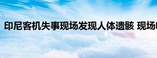 印尼客机失事现场发现人体遗骸 现场啥情况