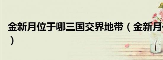 金新月位于哪三国交界地带（金新月位的简介）