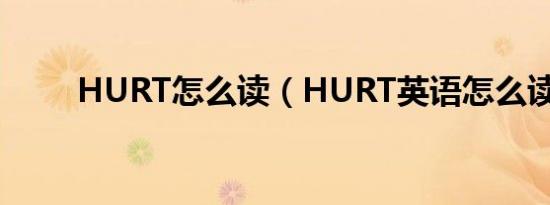 HURT怎么读（HURT英语怎么读）