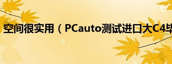 空间很实用（PCauto测试进口大C4毕加索）