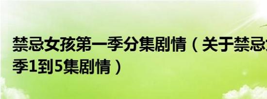 禁忌女孩第一季分集剧情（关于禁忌女孩第一季1到5集剧情）