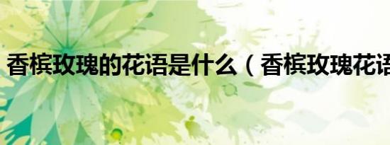香槟玫瑰的花语是什么（香槟玫瑰花语介绍）