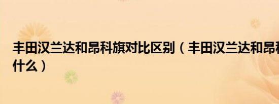 丰田汉兰达和昂科旗对比区别（丰田汉兰达和昂科旗对比是什么）