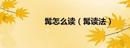 髯怎么读（髯读法）
