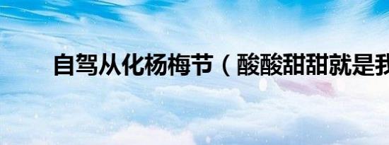 自驾从化杨梅节（酸酸甜甜就是我）