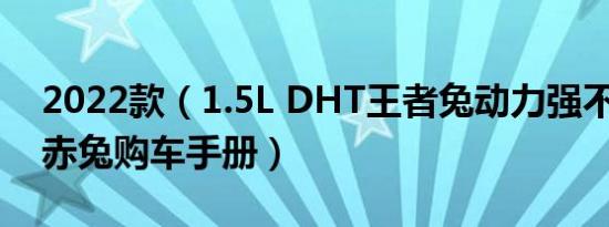 2022款（1.5L DHT王者兔动力强不强 哈弗赤兔购车手册）
