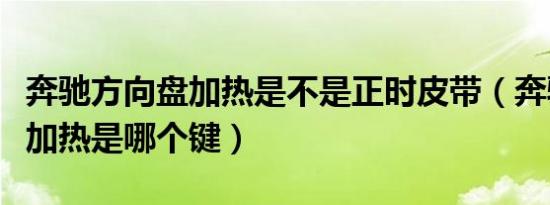 奔驰方向盘加热是不是正时皮带（奔驰方向盘加热是哪个键）